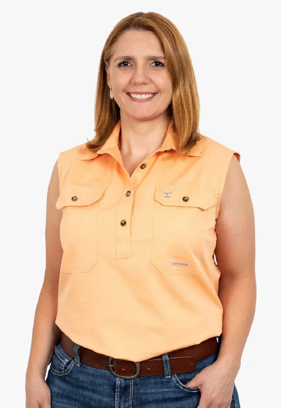 Just Country Womens Kerry Work Shirt JC50503 Soft Flowing Short Shirt