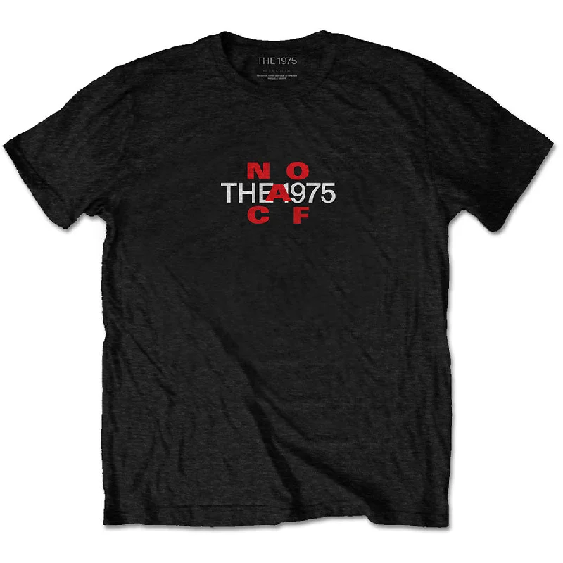 The 1975 | Official Band T-Shirt | Music For Cars (Back Print) Print Jacquard Patchwork