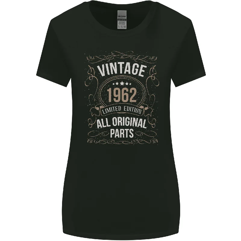 61st Birthday Limited Edition 1962 Womens Wider Cut T-Shirt Collared Crew Neck Turtle Neck 61st Birthday Limited Edition 1962 Womens Wider Cut T-Shirt Collared Crew Neck Turtle Neck