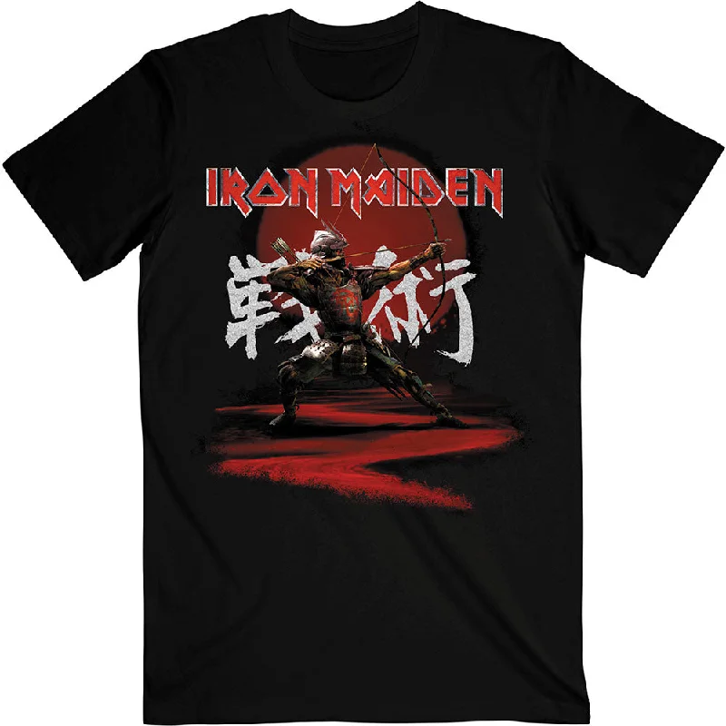 Iron Maiden | Official Band T-Shirt | Senjutsu Eddie Archer Kanji Elasticated Padded Insulated Iron Maiden | Official Band T-Shirt | Senjutsu Eddie Archer Kanji Elasticated Padded Insulated