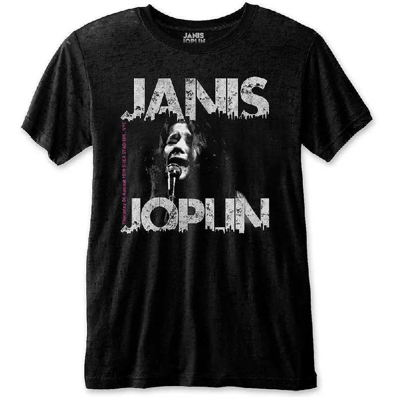 Janis Joplin Eco-T-Shirt: Shea '70 Front Pockets Side Pockets Patch Pockets