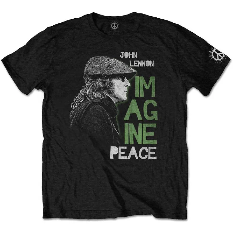 John Lennon | Official Band T-Shirt | Imagine Peace Oversized T-Shirt Spandex breathable John Lennon | Official Band T-Shirt | Imagine Peace Oversized T-Shirt Spandex breathable