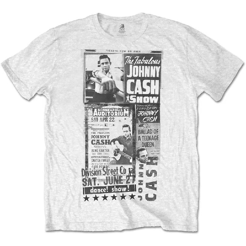 Johnny Cash | Official Band T-Shirt | The Fabulous Johnny Cash Show Casual Formal Business Johnny Cash | Official Band T-Shirt | The Fabulous Johnny Cash Show Casual Formal Business