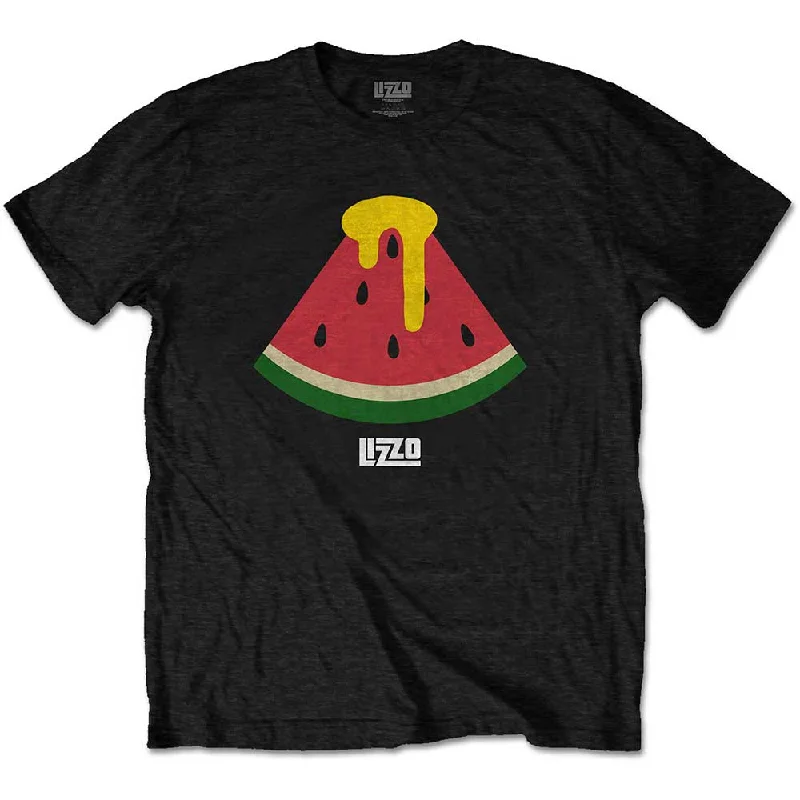 Lizzo | Official Band T-Shirt | Watermelon Hooded Caped Shawl Collar