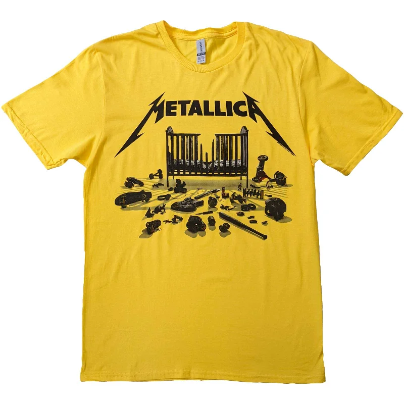 Metallica | Official Band T-Shirt | 72 Seasons Simplified Cover Zippered Front Buttoned Front Snap Front