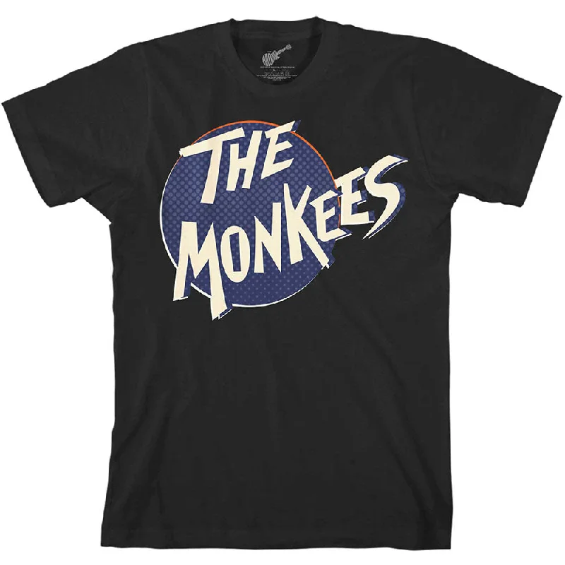 The Monkees | Official Band T-Shirt | Retro Dot Logo Faux Fur Fabric Real Fur Fabric Shearling Fabric