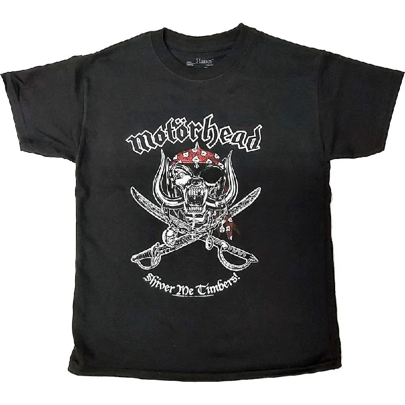 Motorhead Kids T-Shirt: Shiver Me Timbers Basic T-Shirt Crew Neck Short Sleeve