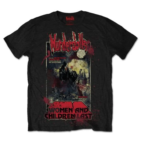 Murderdolls | Official Band T-Shirt | 80s Horror Poster Silk Blend Satin Velvet