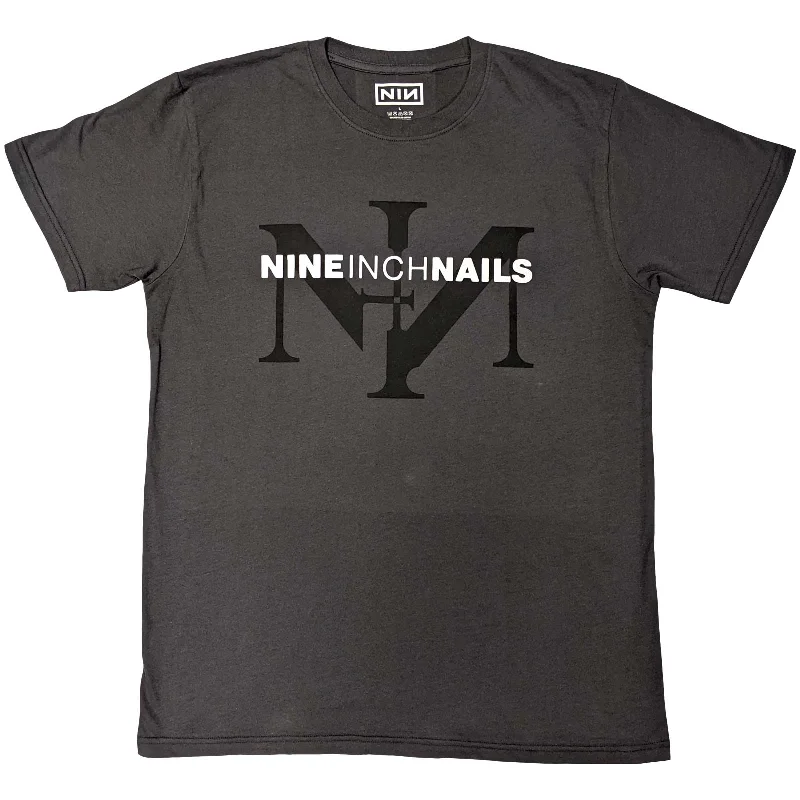 Nine Inch Nails | Official Band T-Shirt | Icon & Logo Fleece Fabric Down Fabric Feather Fabric