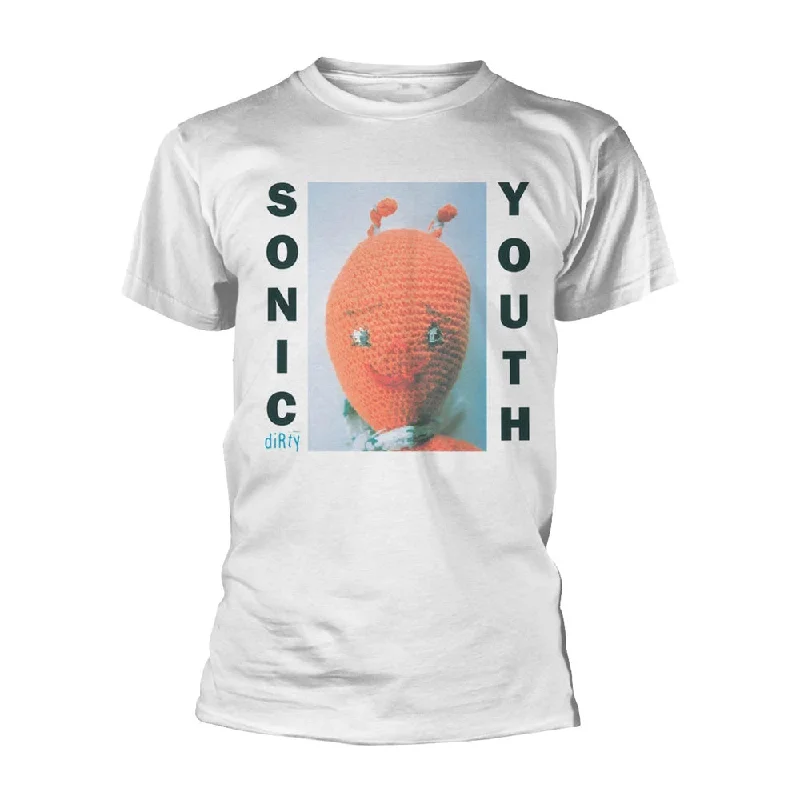 Sonic Youth | Official Band T-shirt | Dirty Zippered Front Buttoned Front Snap Front