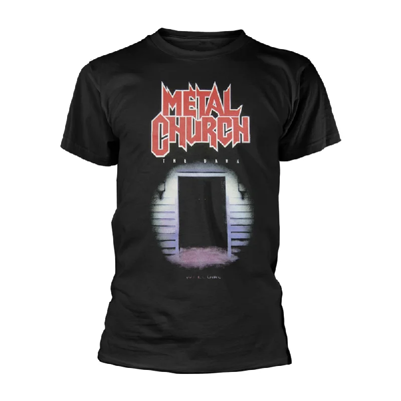 Metal Church Unisex T-shirt: The Dark Faux Fur Fabric Real Fur Fabric Shearling Fabric