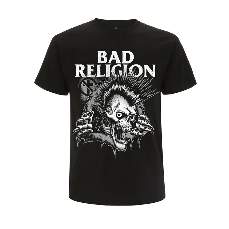 Bad Religion Unisex T-shirt: Bust Out Zippered Front Buttoned Front Snap Front