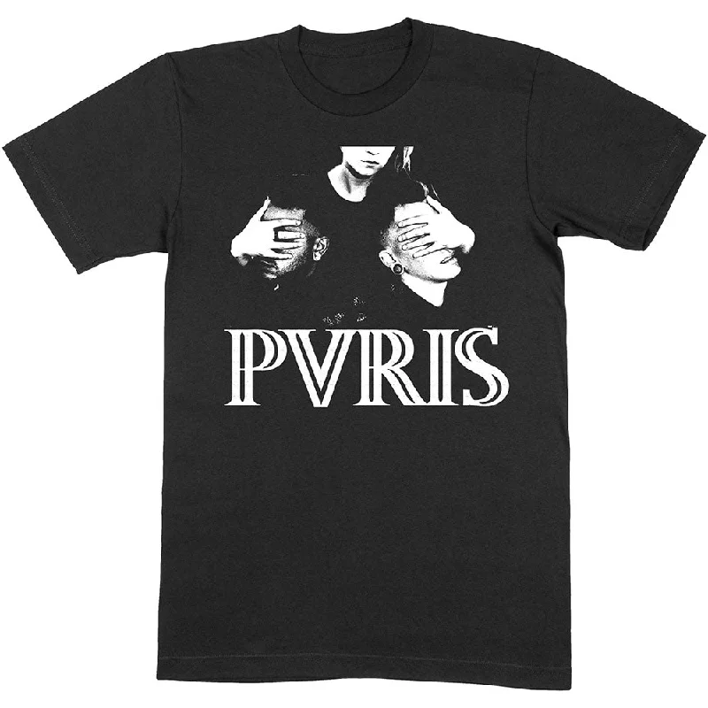 PVRIS | Official Band T-Shirt | Hands Faux Fur Fabric Real Fur Fabric Shearling Fabric