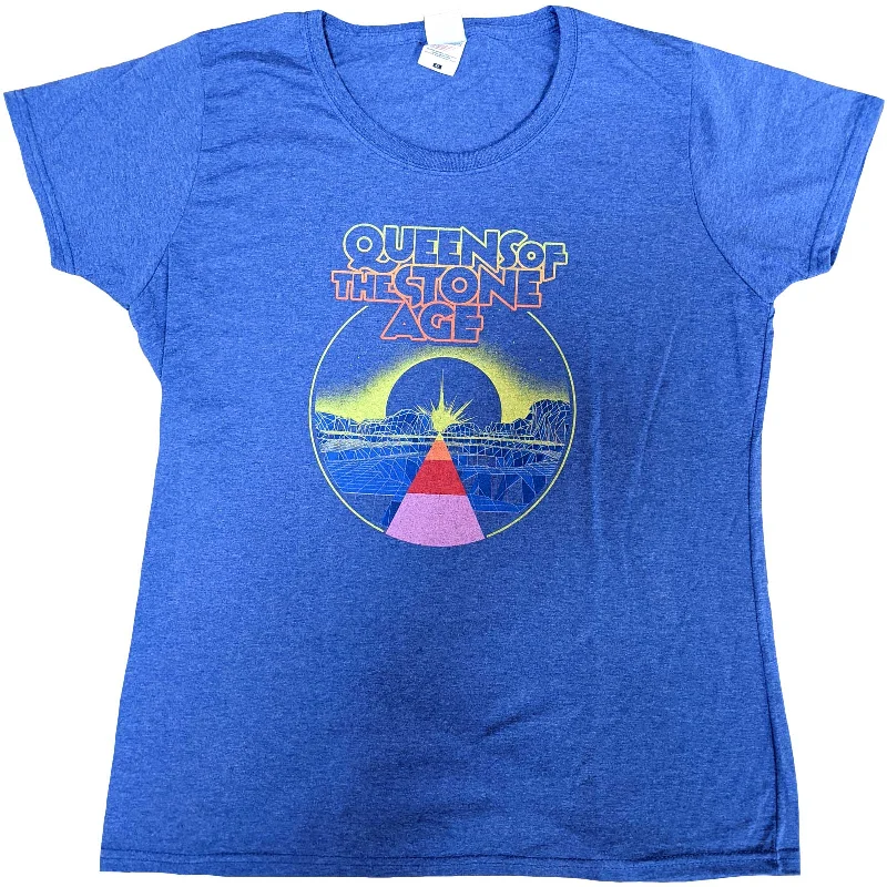 Queens Of The Stone Age Ladies T-Shirt: Warp Planet Modern Contemporary Chic