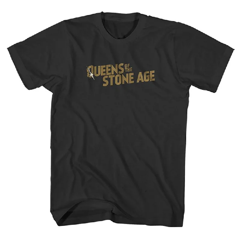 Queens Of The Stone Age T-Shirt: Bullet Shot Logo Casual Formal Business