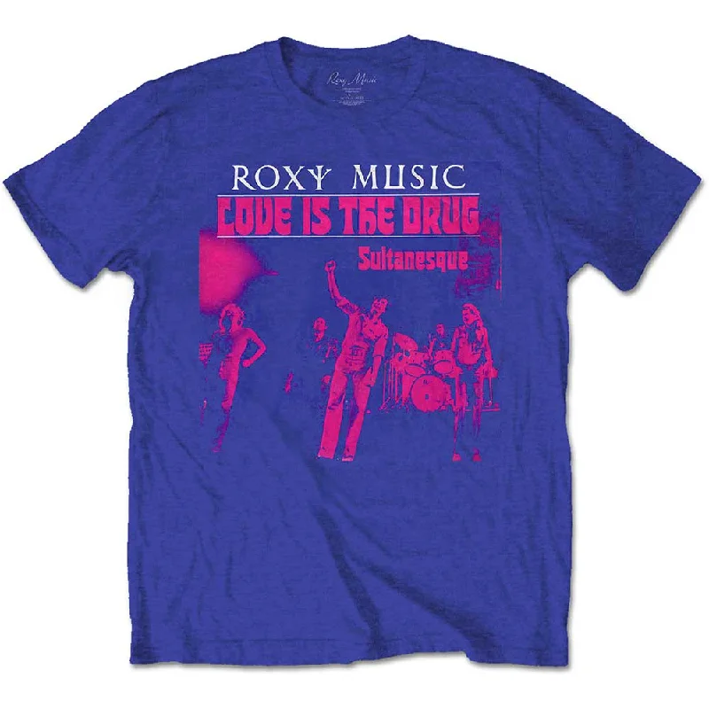 Roxy Music | Official Band T-Shirt | Love Is The Drug Terry Blend Velvet Blend Canvas Blend