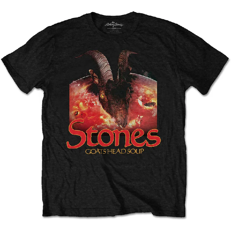 The Rolling Stones | Official Band T-Shirt | Goats Head Soup (Back Print) Fleece Nylon Spandex