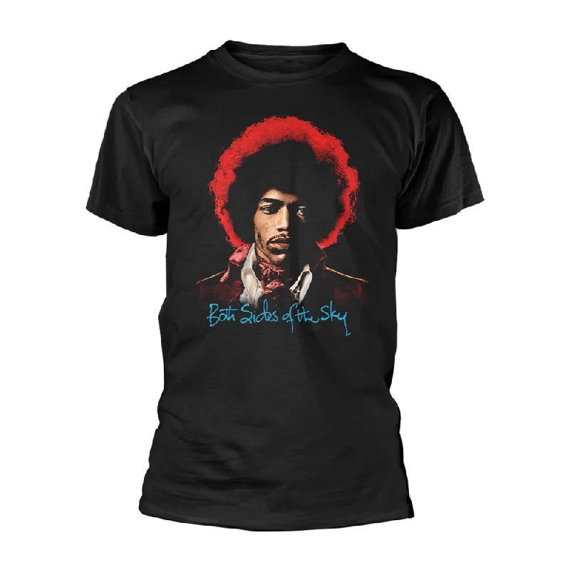 Jimi Hendrix Unisex T-shirt: Both Sides Of The Sky Ribbed Striped Patterned