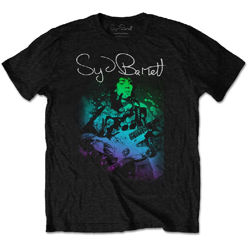 Syd Barrett | Official Band T-Shirt | Psychedelic Mesh Blend Leather Blend Suede Blend