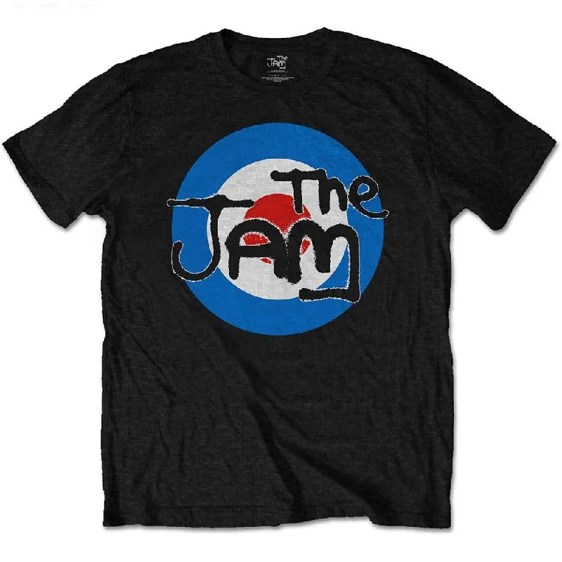 The Jam Kids T-Shirt: Spray Target Logo Handmade Hand-knitted Hand-woven