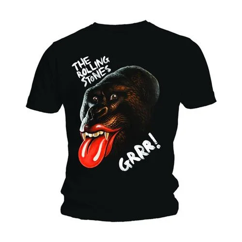 The Rolling Stones | Official Band T-Shirt | Grrr Gorilla Zippered Front Buttoned Front Snap Front