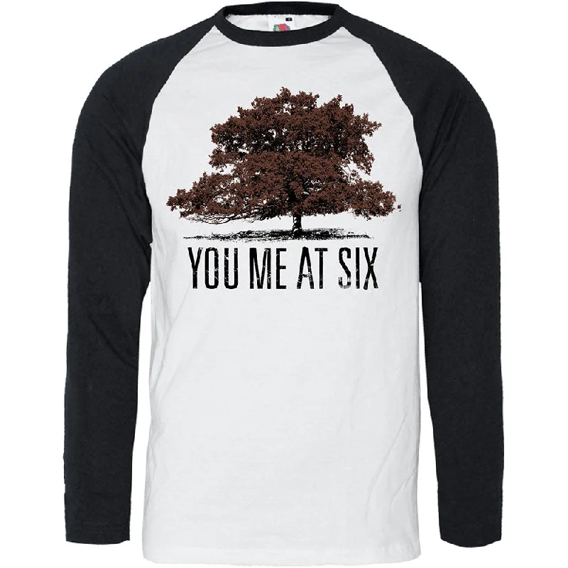 You Me At Six Unisex Raglan T-Shirt Tree Anti-Shrink Durable Soft