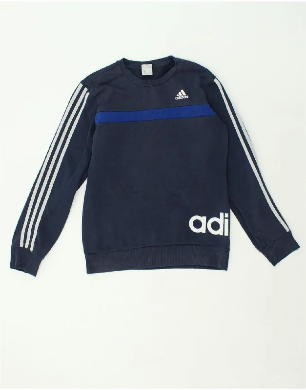 ADIDAS Womens Graphic Sweatshirt Jumper UK 10 Small Navy Blue Cotton Hoodie with Tie-Dye Psychedelic Retro ADIDAS Womens Graphic Sweatshirt Jumper UK 10 Small Navy Blue Cotton Hoodie with Tie-Dye Psychedelic Retro