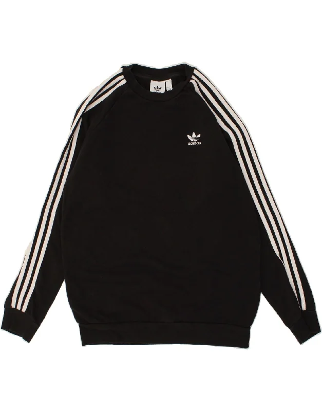 ADIDAS Womens Sweatshirt Jumper UK 10 Small Black Cotton Hoodie with Tie-Dye Psychedelic Retro ADIDAS Womens Sweatshirt Jumper UK 10 Small Black Cotton Hoodie with Tie-Dye Psychedelic Retro