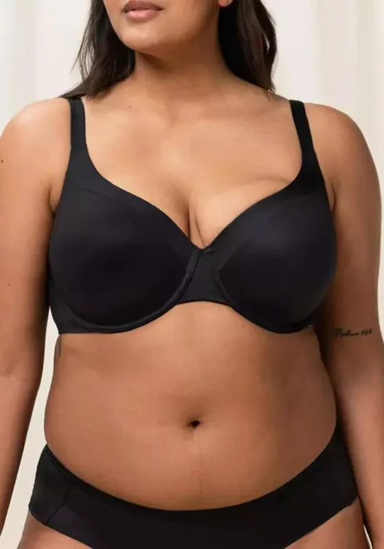 Triumph Body Make Up Soft Touch WHP Wired Bra, Black Sexy Underwire Bra