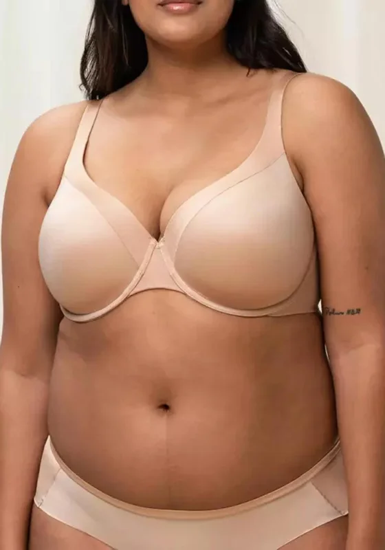 Triumph Body Make Up Soft Touch WHP Wired Bra, Nude Full Coverage Bra