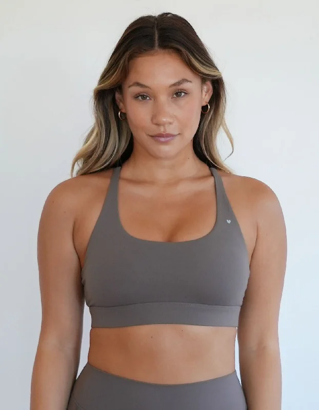 Eloise Sports Bra - Driftwood Cozy Wire-Free Bra