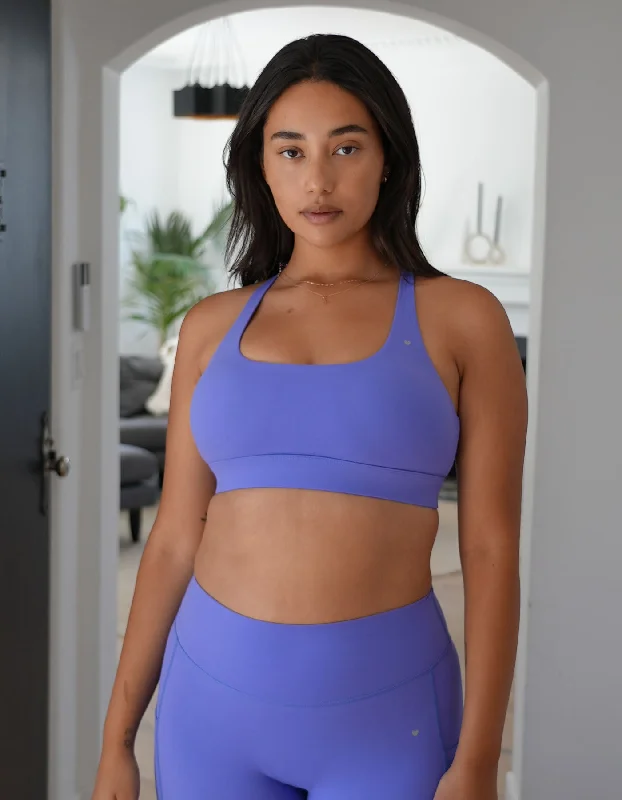 Eloise Sports Bra - Hydrangea High Support Sports Bra