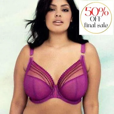 Elomi Matilda UW Plunge Bra in Magenta EL8900 Wireless Push-Up Bra