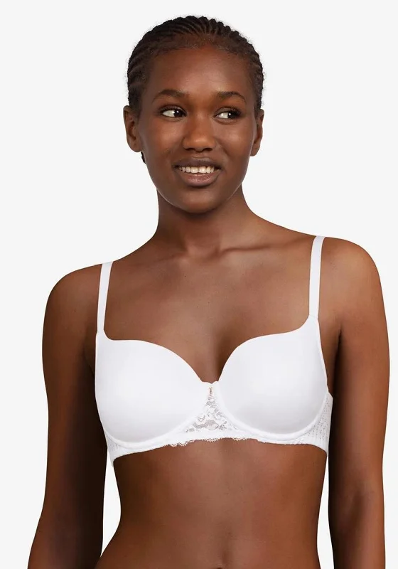 Femilet by Chantelle Easy Feel Wired Bra, White Padded Push-Up Bra