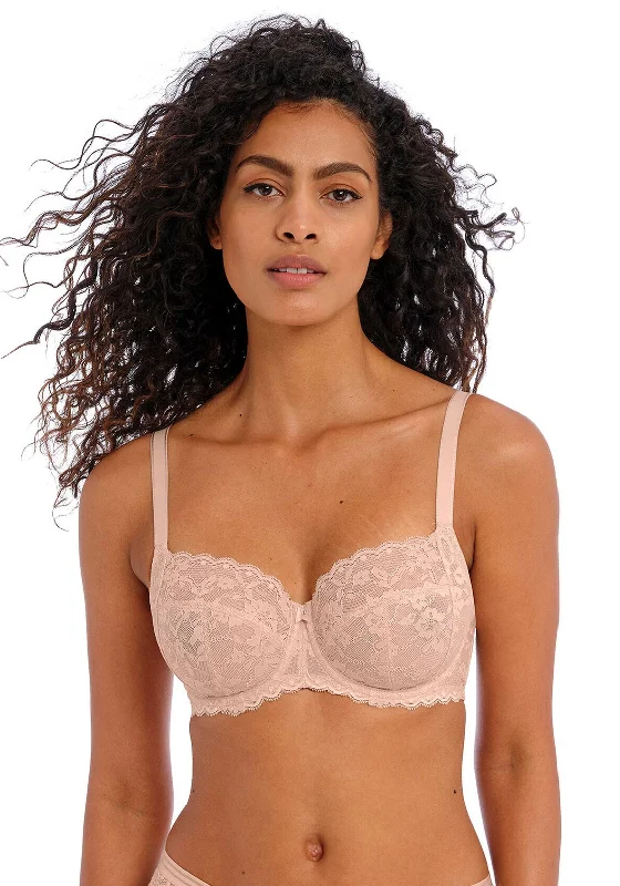 Freya Offbeat Side Support Bra, Natural Push-Up Padded Bra