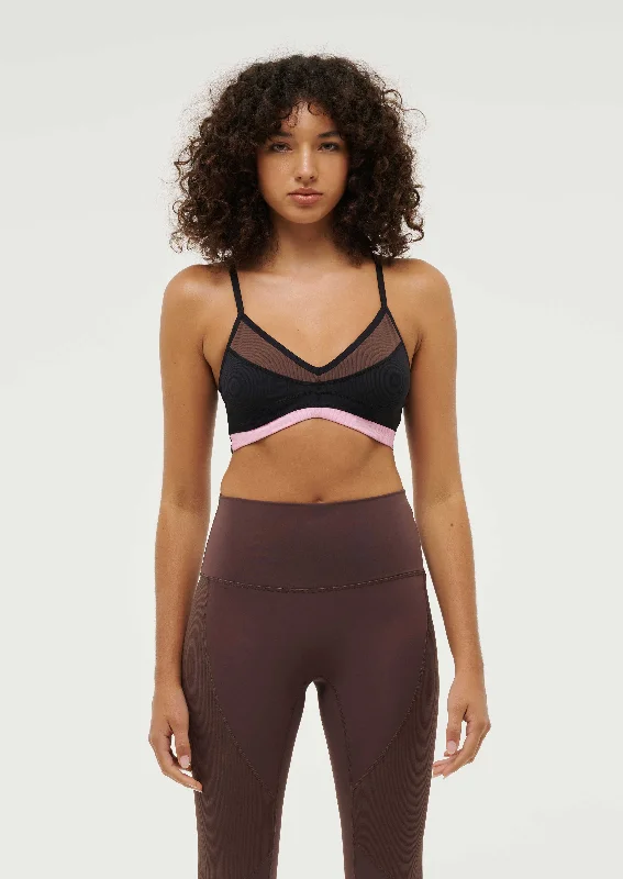 GENESIS SPORTS BRA IN BLACK Lacy Underwire Bra