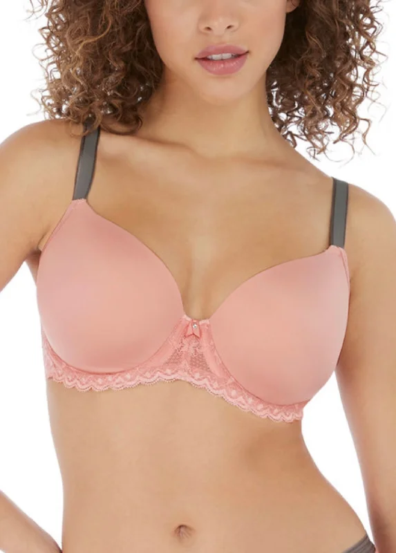 Offbeat AA5450 Uw Moulded Bra - Rosehip Sexy Underwire Bra