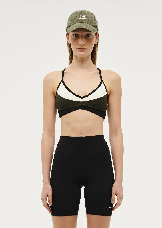 OVERLAND 2 SPORTS BRA IN FOREST NIGHT Supportive Sports Bra