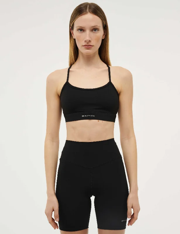 Signature Sports Bra - Black Classic Wire-Free Bra