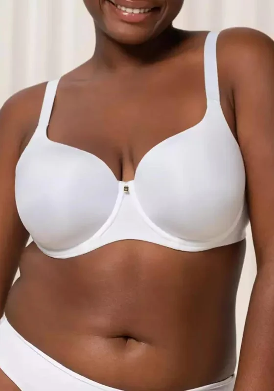 Triumph Body Make Up Essentials Wired Bra, White Adjustable Bra Straps