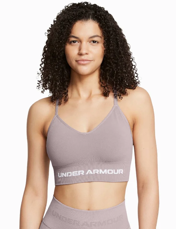 Vanish Seamless Low Sports Bra - Tetra Grey/White Soft Support Bra