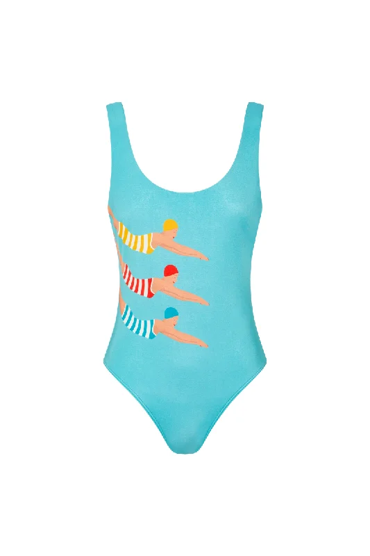 Scoop One Piece in Marcel Swimmers Push-Up Swimsuit Top