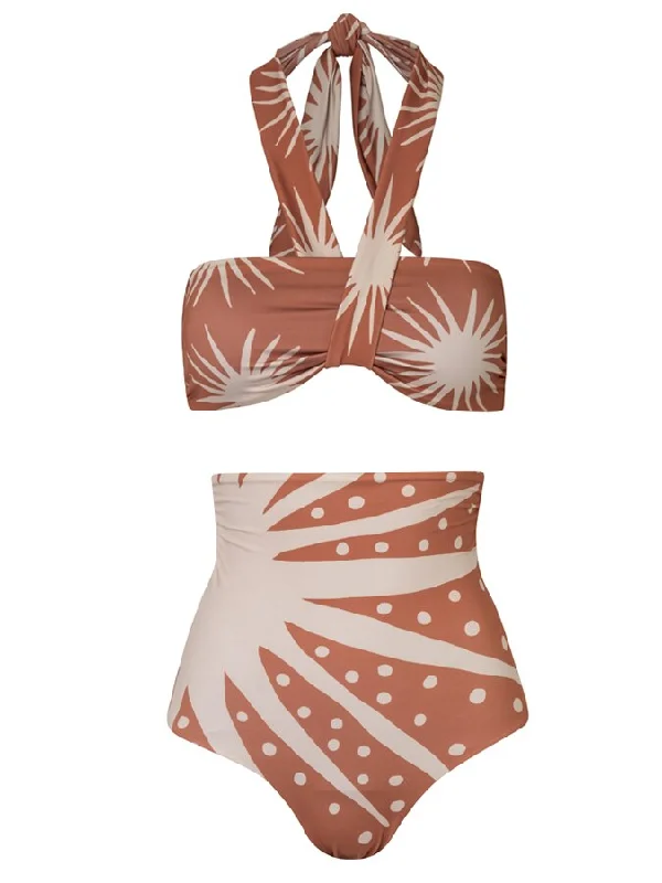 Vintage Halterneck Print Beach Bikini Summer Swiming Suit 2022 Luxury Shorts Bourkini Print Floral Tie Dye Lace Stripe Quick-Dry Tankini Vintage Halterneck Print Beach Bikini Summer Swiming Suit 2022 Luxury Shorts Bourkini Print Floral Tie Dye Lace Stripe Quick-Dry Tankini