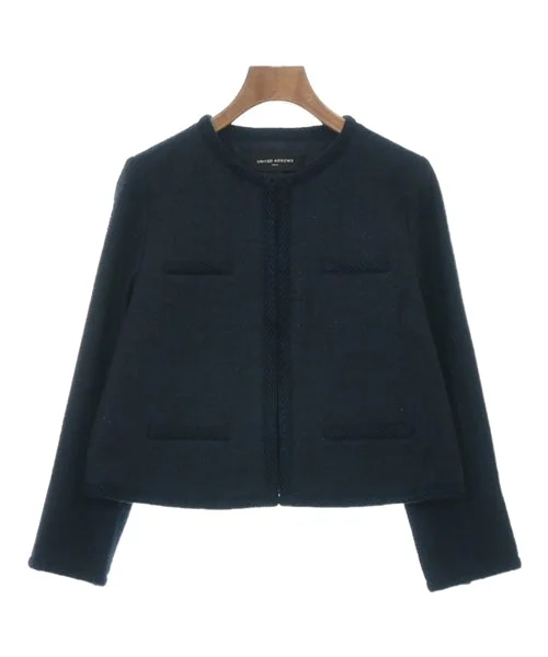 UNITED ARROWS Collarless jackets One-Shoulder Jacket Off-the-Shoulder Jacket Asymmetrical Jacket