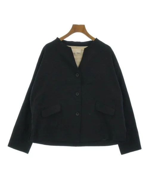 LOISIR Collarless jackets Oversized Jacket Tailored Jacket Straight Jacket