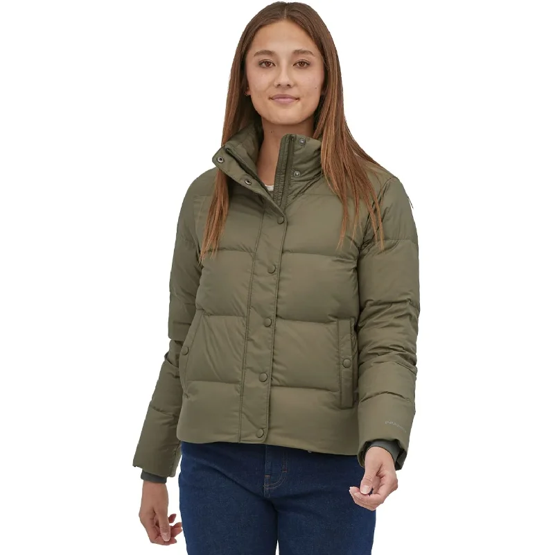 Women's Silent Down Jacket Ribbed Jacket Pleated Jacket Ruffled Jacket