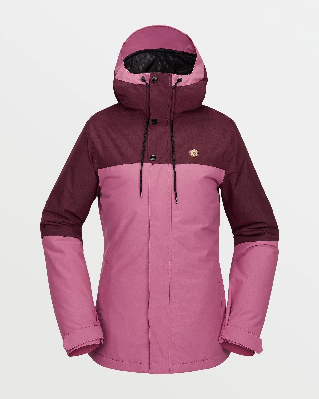 Womens Bolt Insulated Jacket - Blurred Violet Insulated Jacket Fitted Jacket Loose Jacket