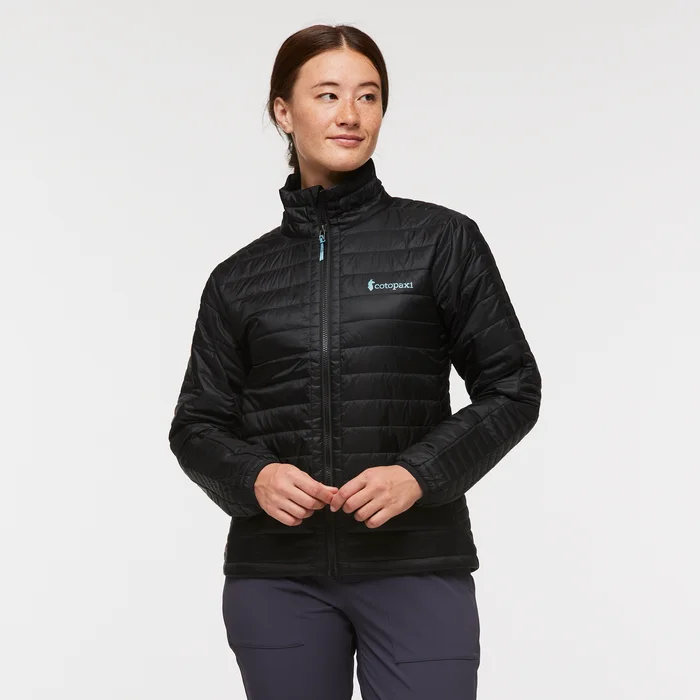 Cotopaxi Capa Insulated Jacket Women's Zip Front Button Front Snap Front