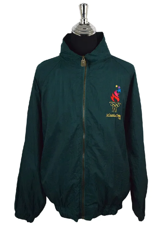 1996 Atlanta Olympics Spray Jacket Snapped Jacket Toggled Jacket Drawstring Jacket