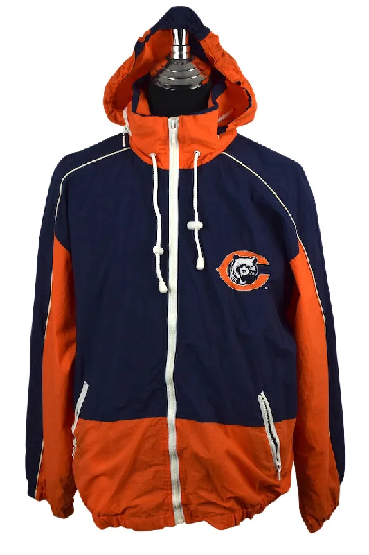 Chicago Bears NFL Spray Jacket A-Line Jacket Boat Neck Shawl Collar